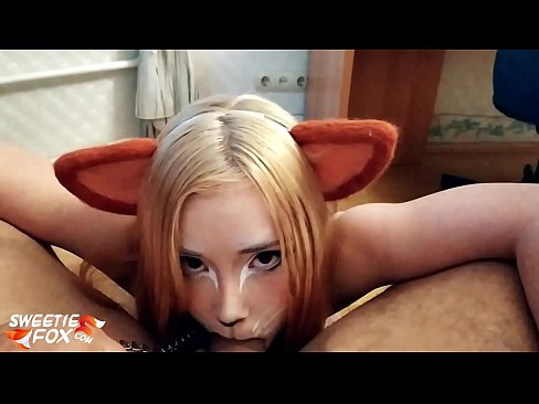 ❤️ E folo e Kitsune le titi ma le cum i lona gutu ️ Vitio feusua'iga ❤